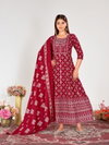 Anamika Vol 1 By Krishna Printed Anarkali Kurti With Dupatta Wholesale Shop In Surat